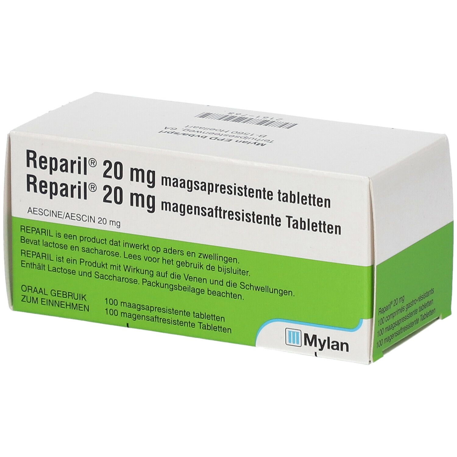 Reparil Gastroresist 20mg