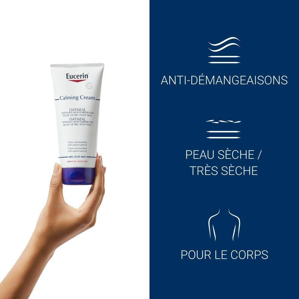 Eucerin Crème Anti-Démangeaisons Avoine Peau Sèche Sujette aux Sensations de Démangeaisons