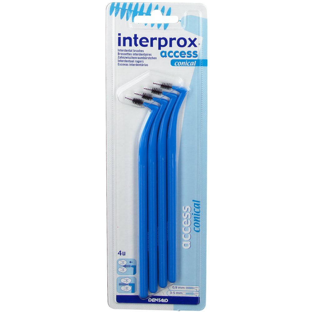 Interprox Access Conical Interdentale Borstel Blauw 3-5mm