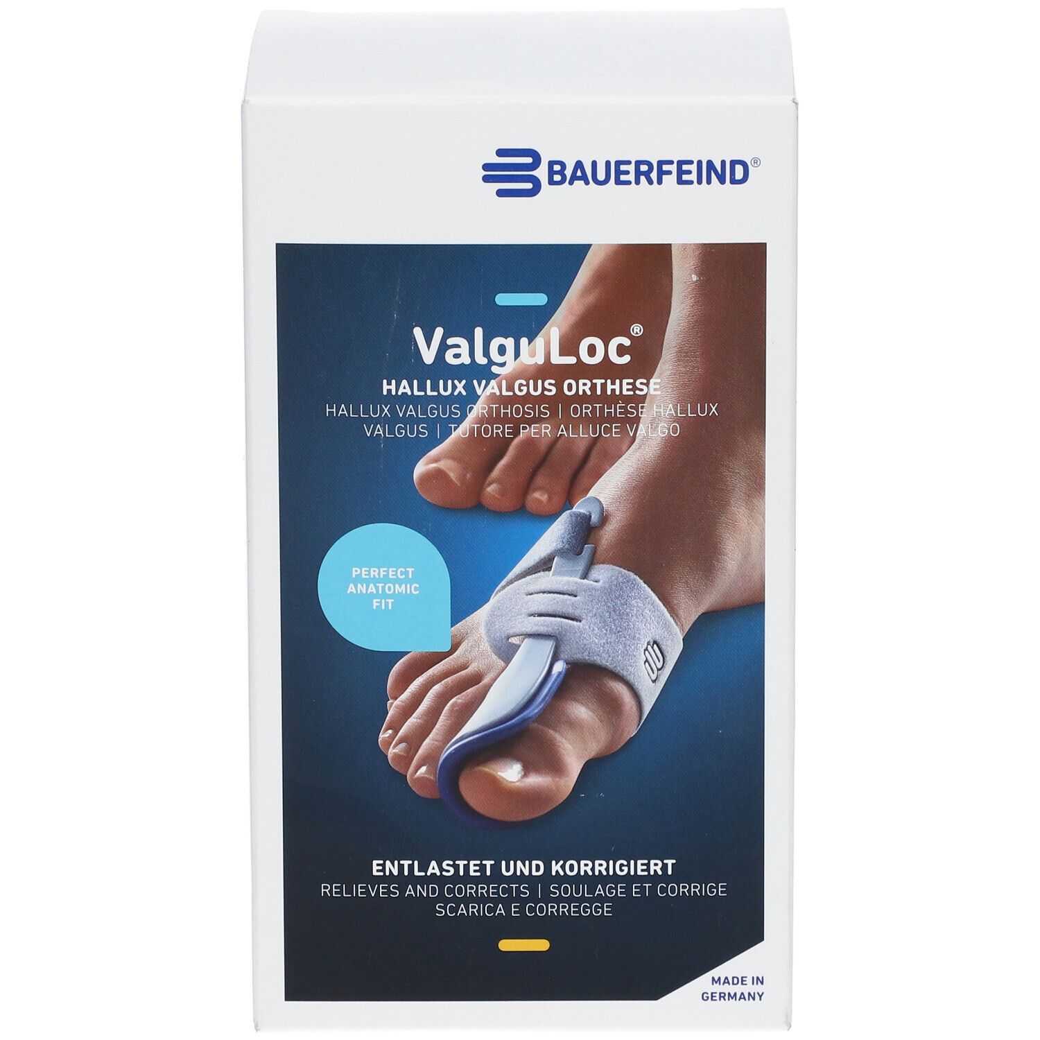 BAUERFEIND® ValguLoc Orthèse Hallux Valgus Droit Taille 2