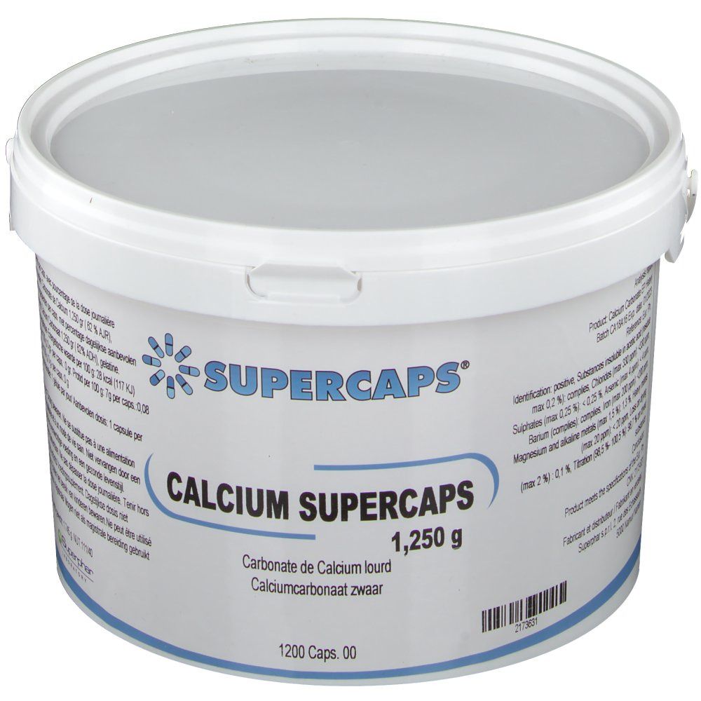 Calcium Carb. Supercaps 1250Mg