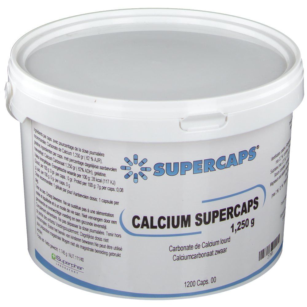Calcium Carb. Supercaps 1250Mg
