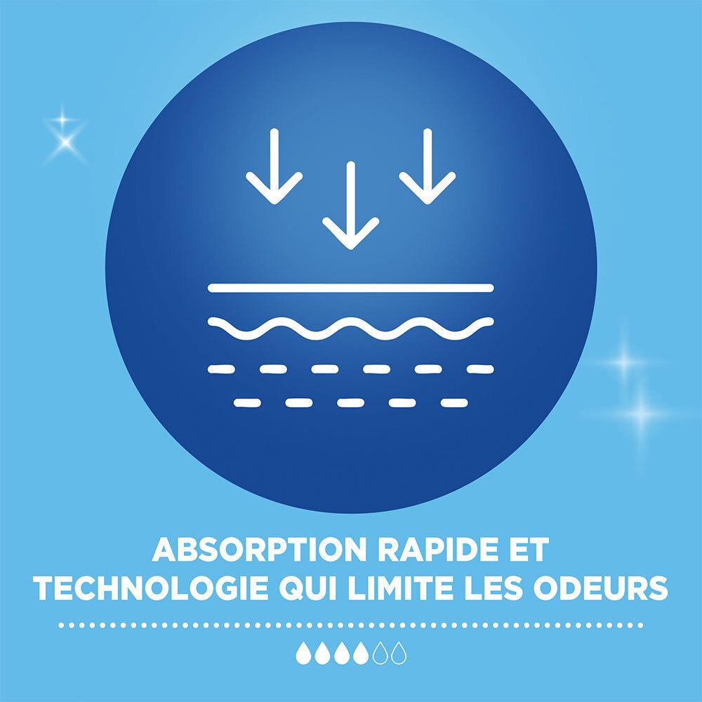 Serviettes Vania Maxi Komfort Super, 16 pièces. Très absorbant, neutralise les odeurs.