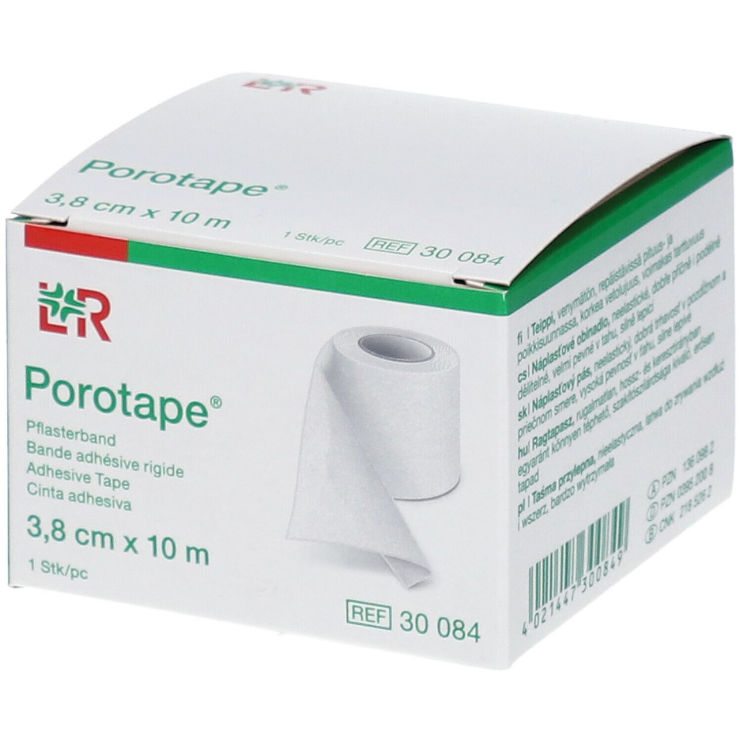 Porotape Tape Adhésif Non Elastique 3,8cm x 10m