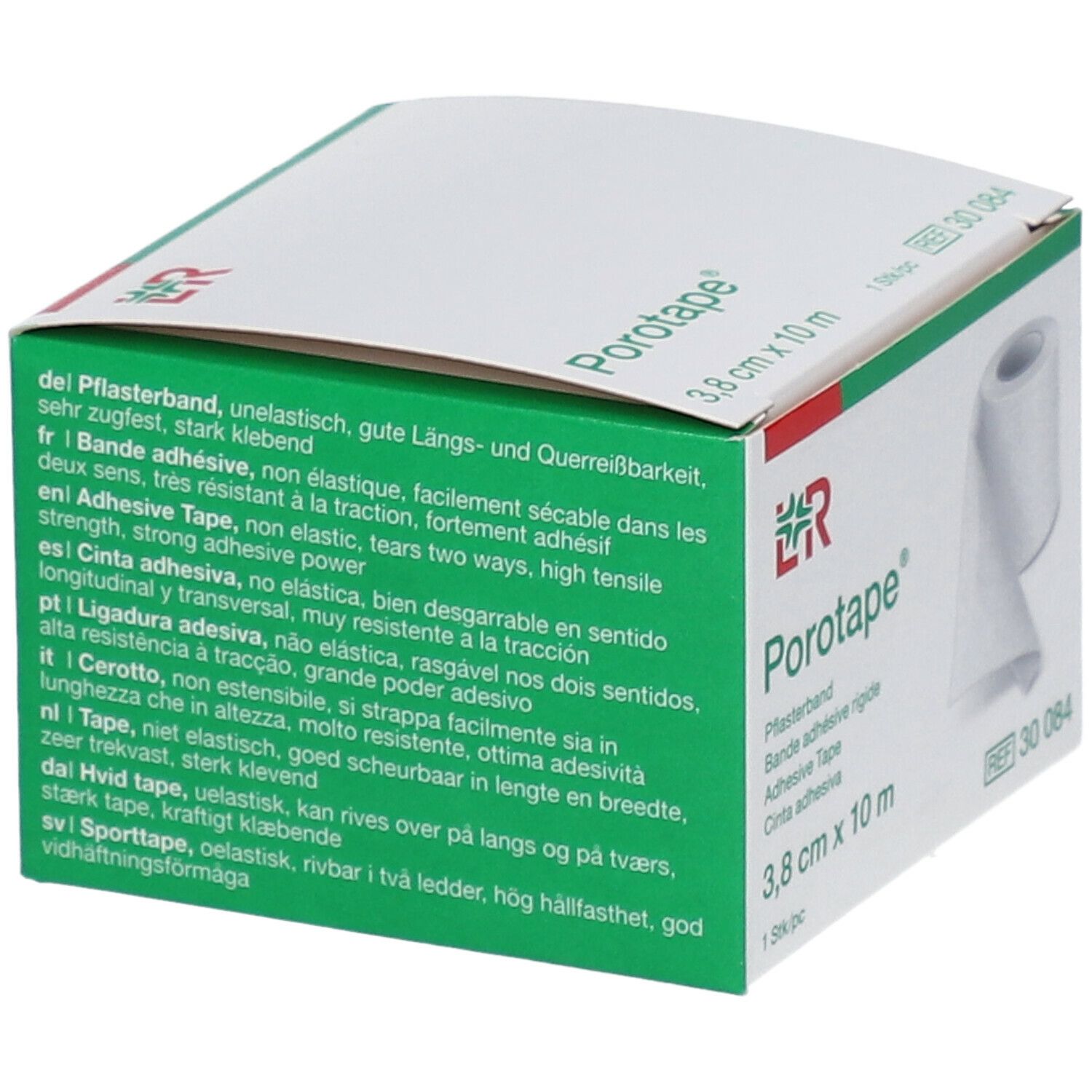 Porotape Tape Adhésif Non Elastique 3,8cm x 10m