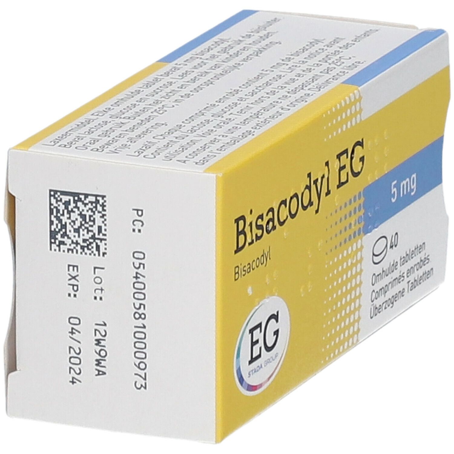 Bisacodyl EG 5 mg | Laxeermiddel