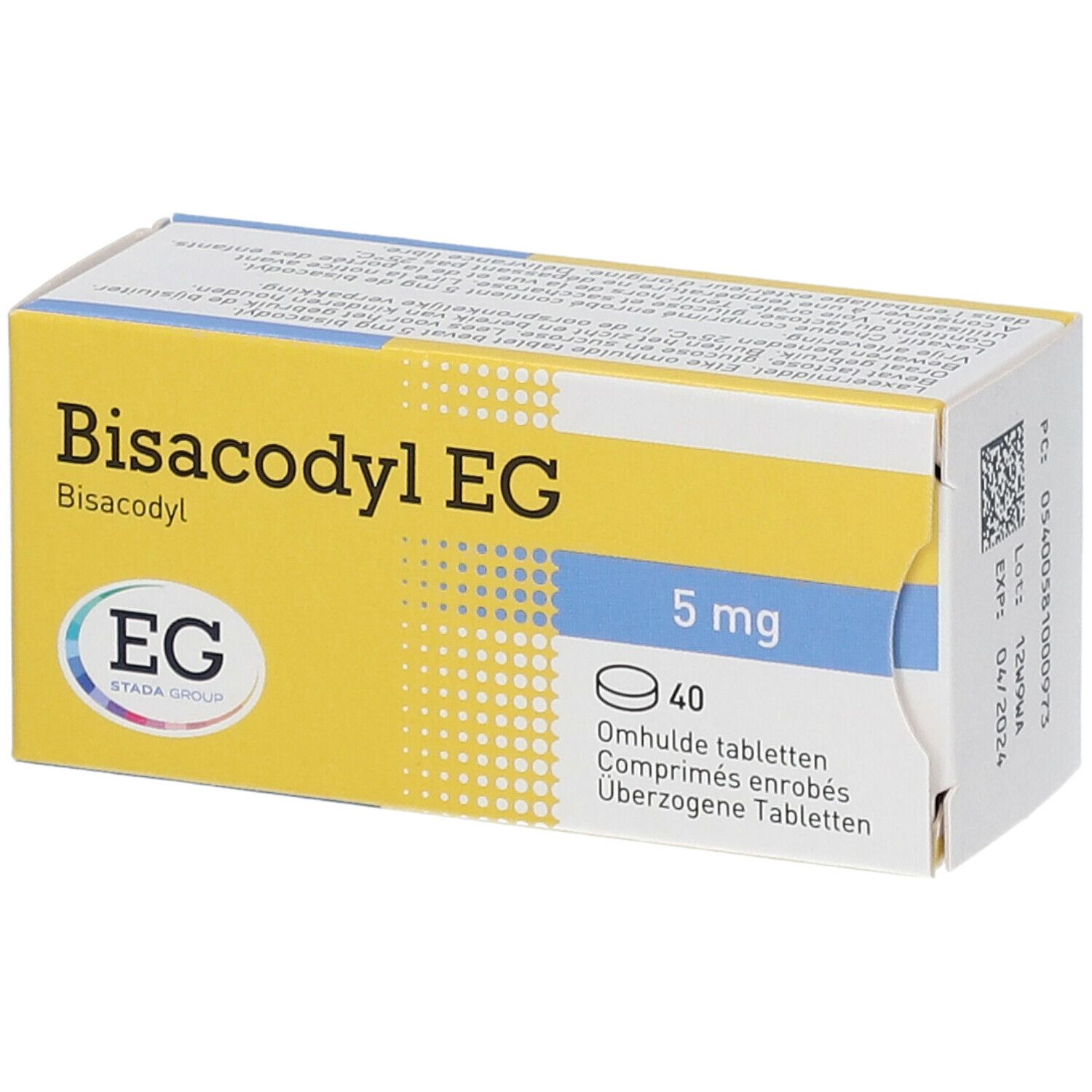 Bisacodyl EG 5 mg | Laxeermiddel