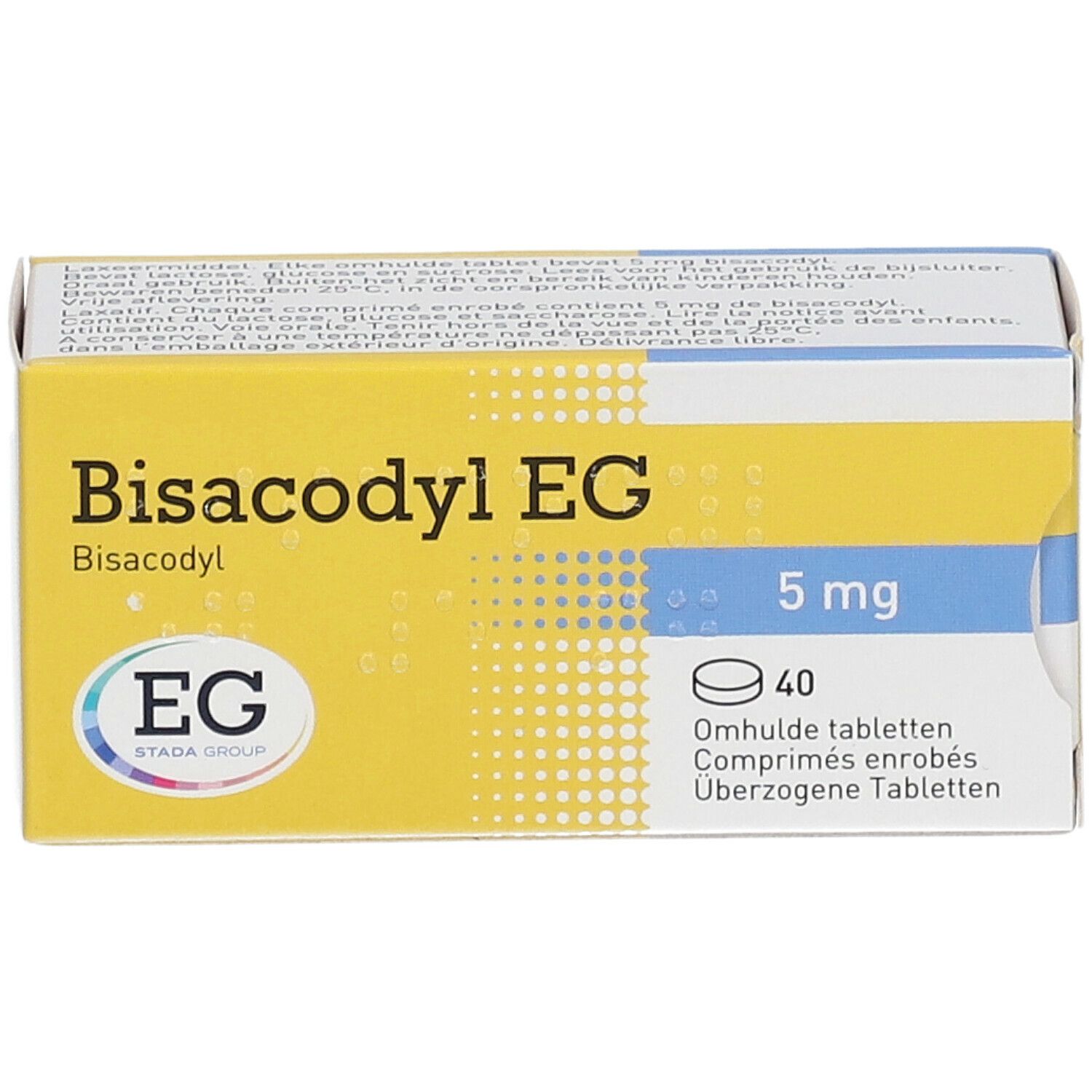 Bisacodyl EG 5 mg | Laxeermiddel