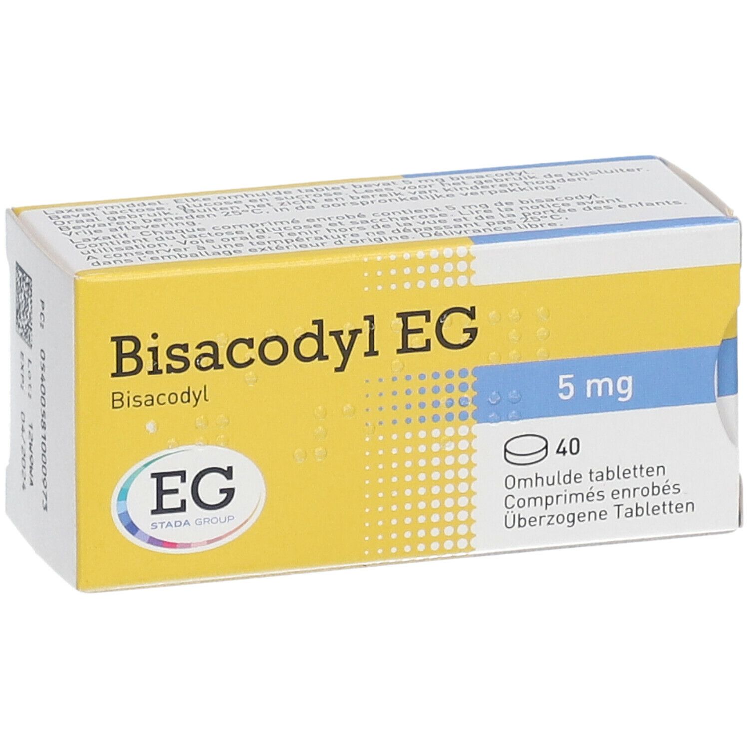 Bisacodyl EG 5 mg | Laxeermiddel