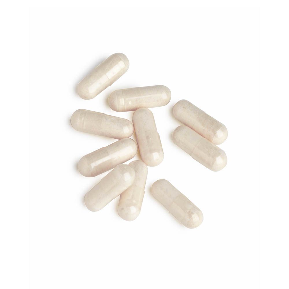 Hoop capsules. Langwerpige vorm, lichtbruin.