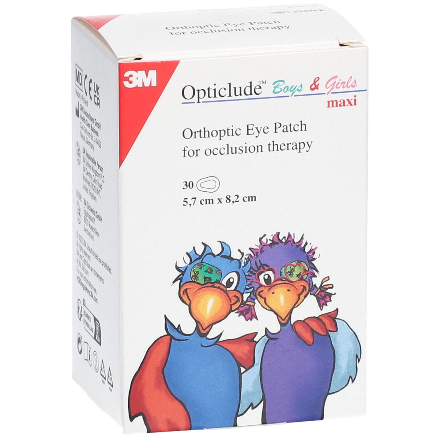 3M Opticlude Compresse Occulaire Boys & Girls Maxi 5,7cm X 8cm 2539PE