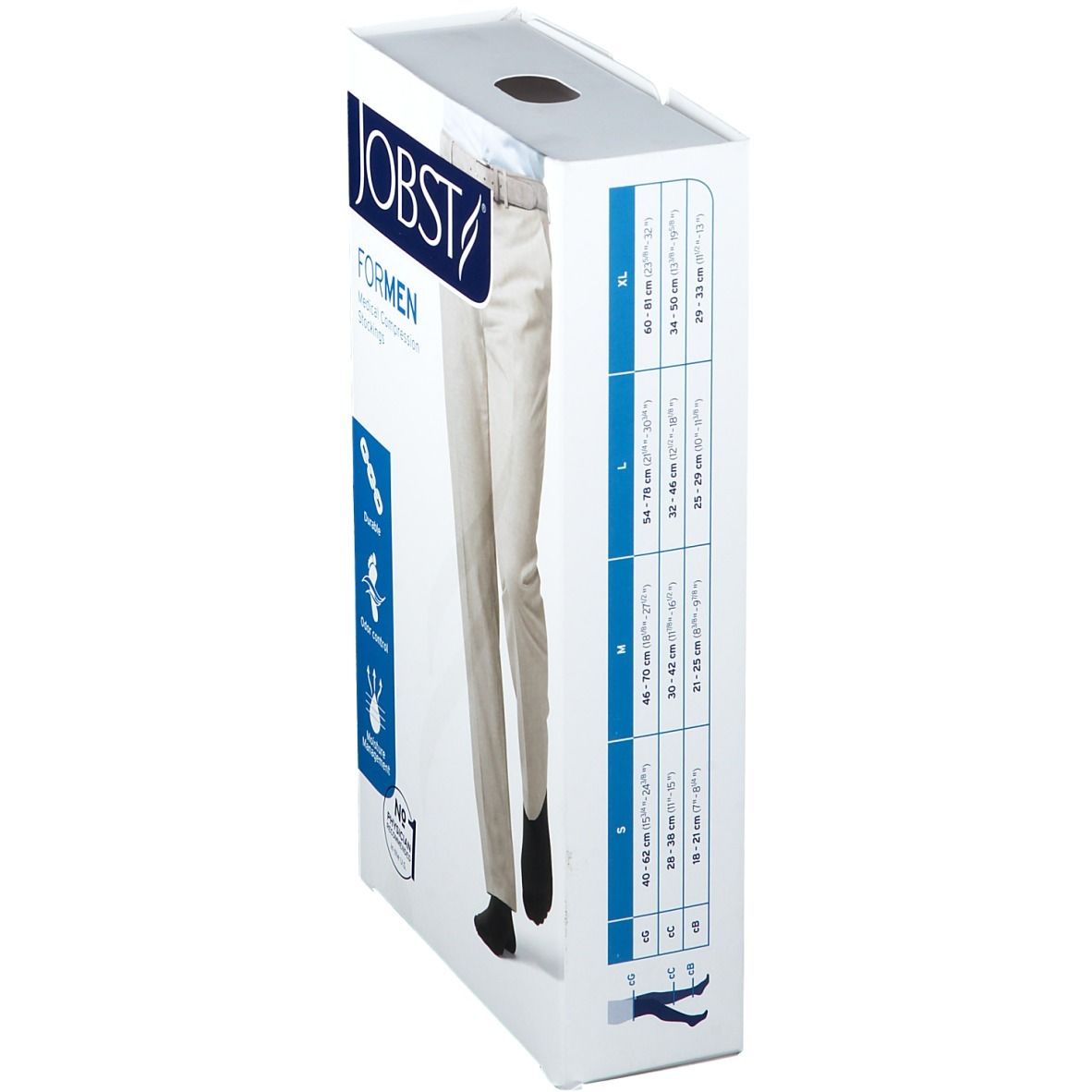 Jobst For Men K2  Bas-Cuisse Noir L