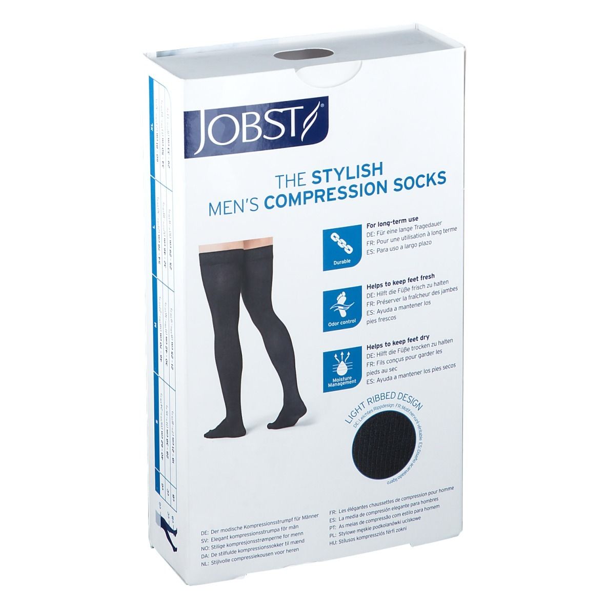 Jobst For Men K2  Bas-Cuisse Noir L