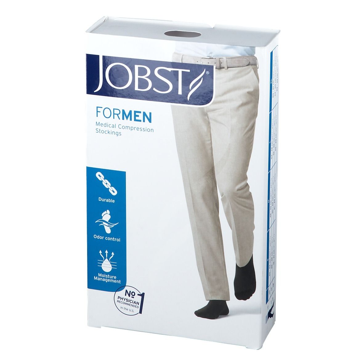 Jobst For Men K2  Bas-Cuisse Noir L