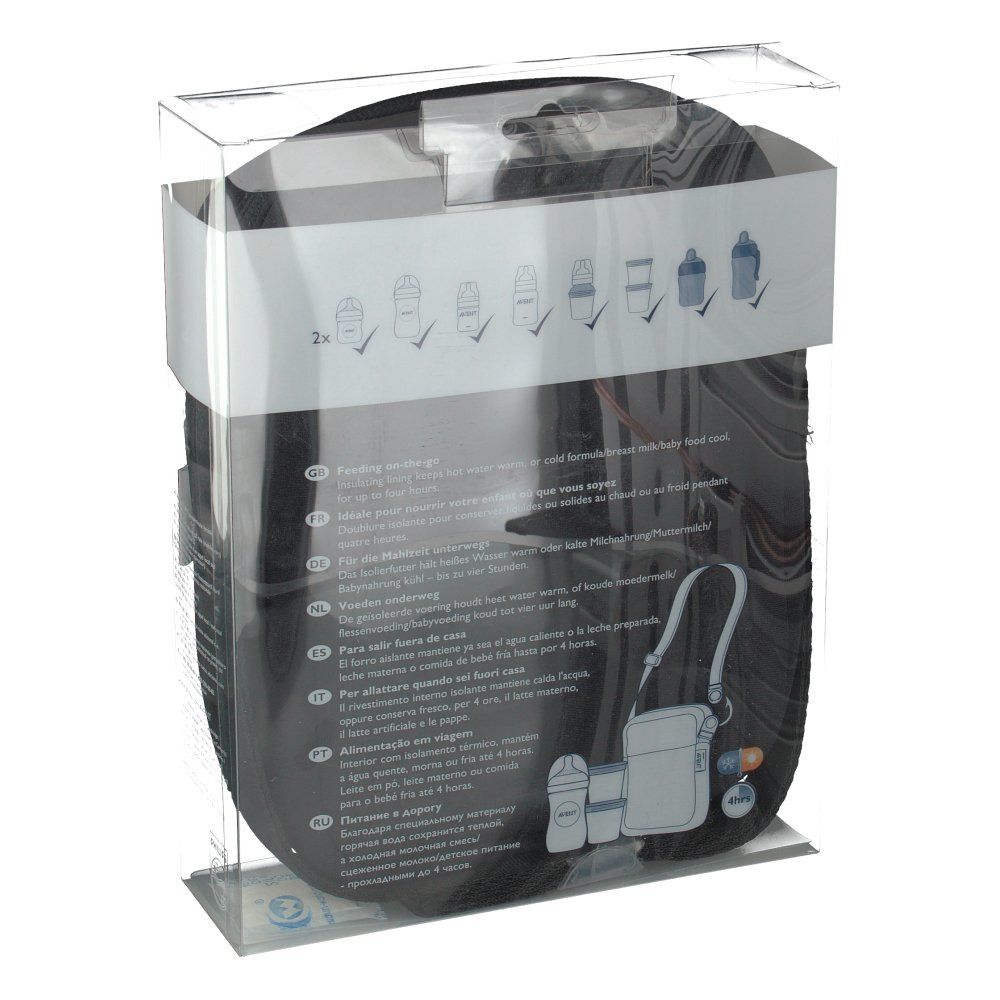 Thermabag zwart voor twee flessen SCD150/60