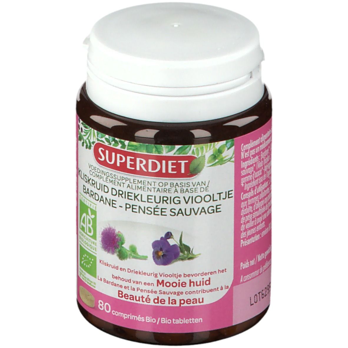 Superdiet Bardane - Pensée Sauvage Bio