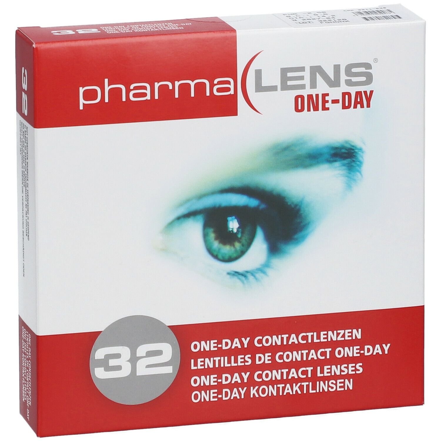 PharmaLens lentilles (jour/24 heurs) (Dioptrie: -2.50)