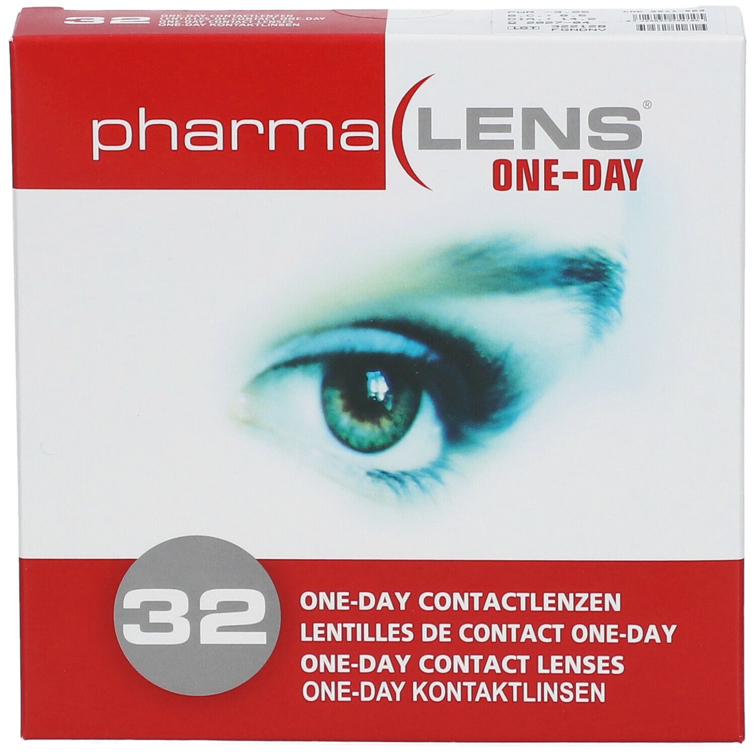 PharmaLens lentilles (jour/24 heurs) (Dioptrie: -3.25)