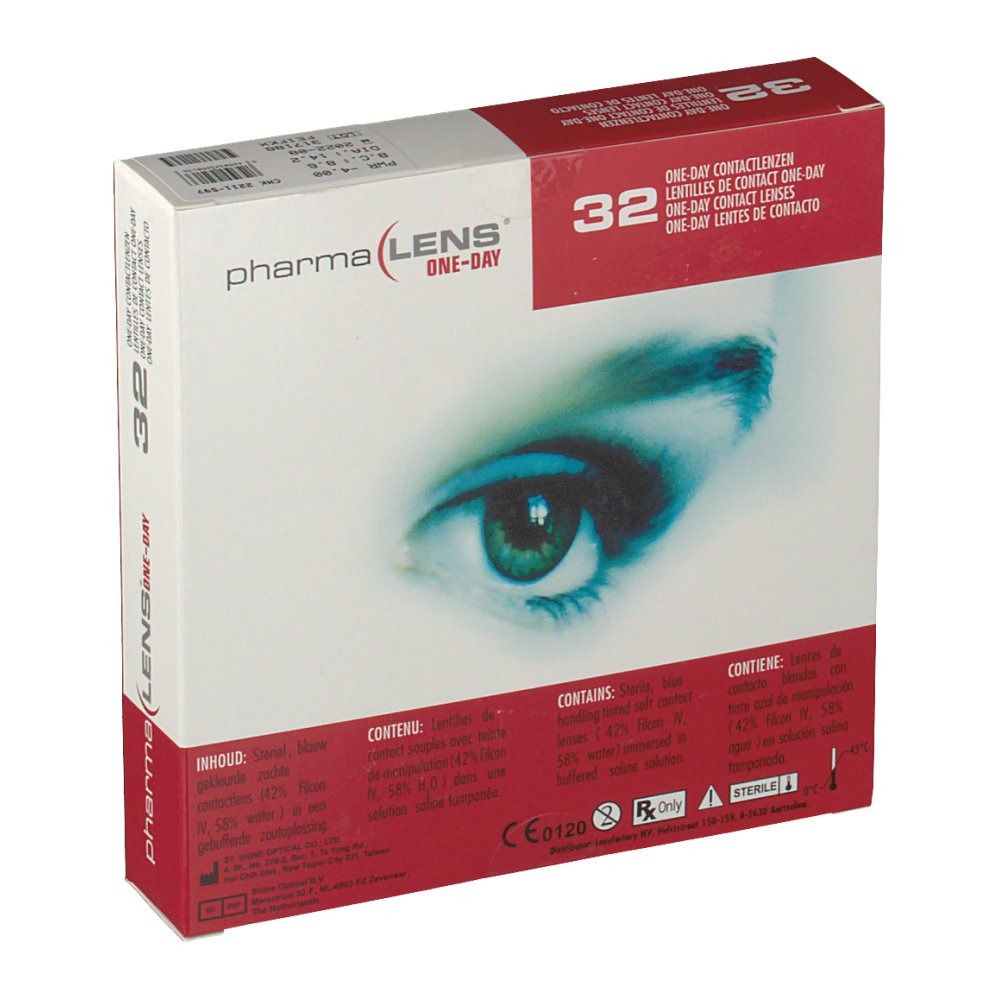 PharmaLens lentilles (jour/24 heurs) (Dioptrie: -4.00)