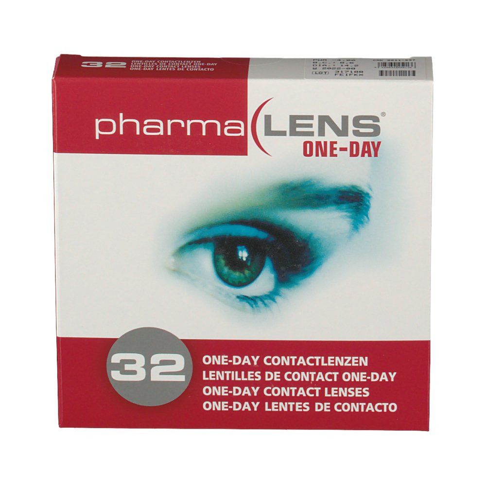 PharmaLens lentilles (jour/24 heurs) (Dioptrie: -4.00)