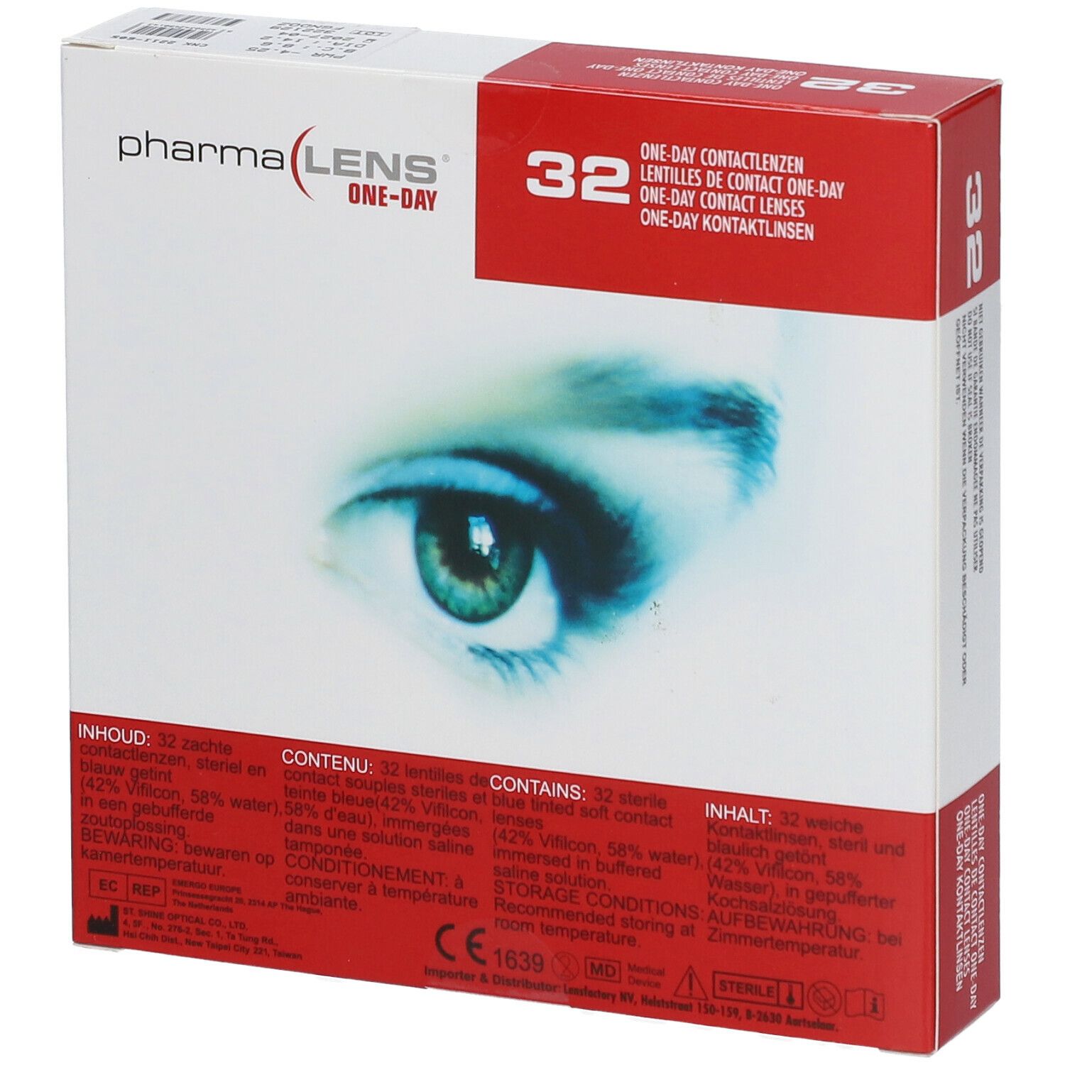 PharmaLens lentilles (jour/24 heurs) (Dioptrie: -4.25)