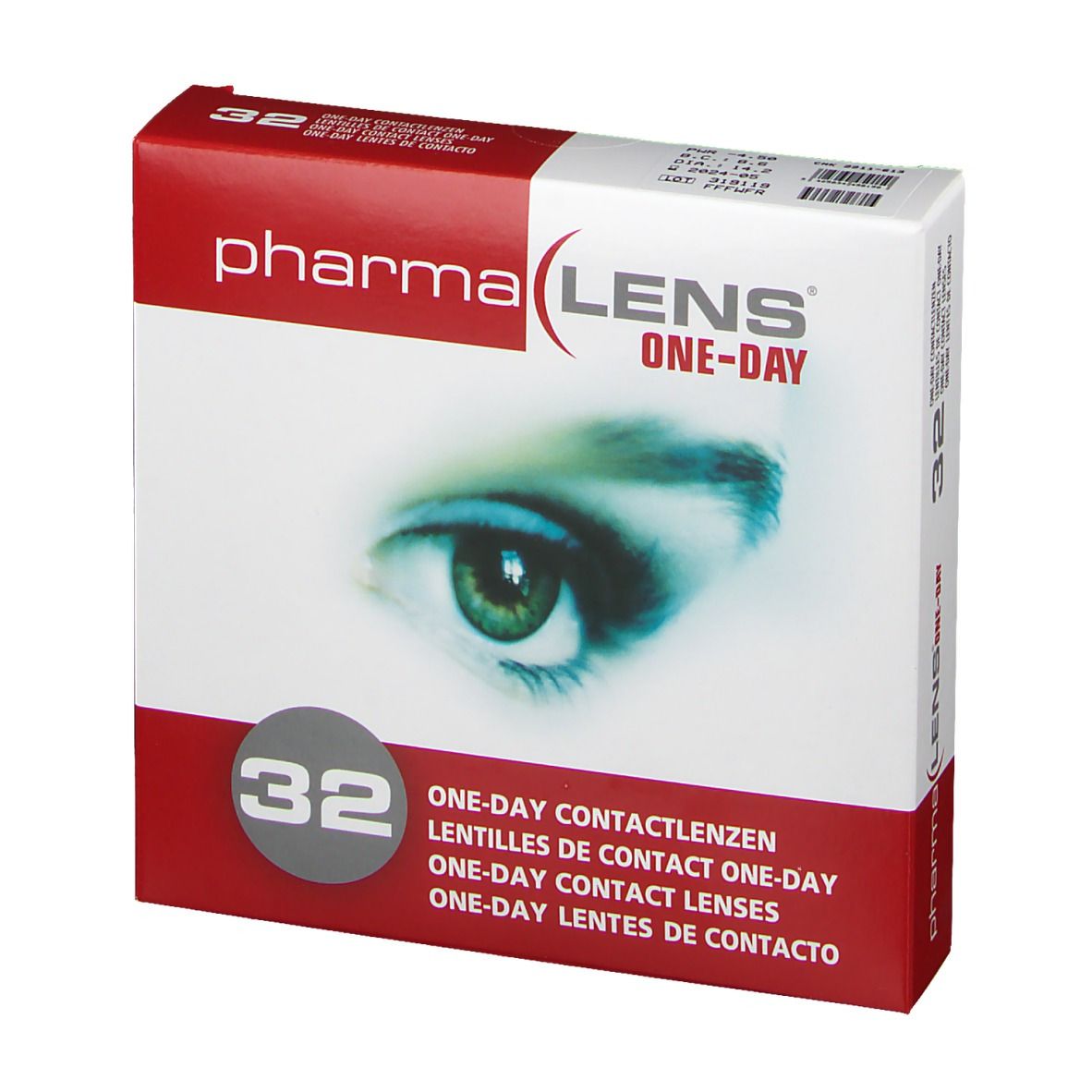 PharmaLens lentilles (jour/24 heurs) (Dioptrie: -4.50)
