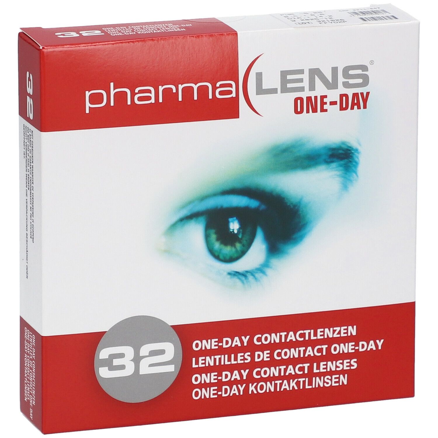 PharmaLens lentilles journalières (Dioptrie: -5.25)
