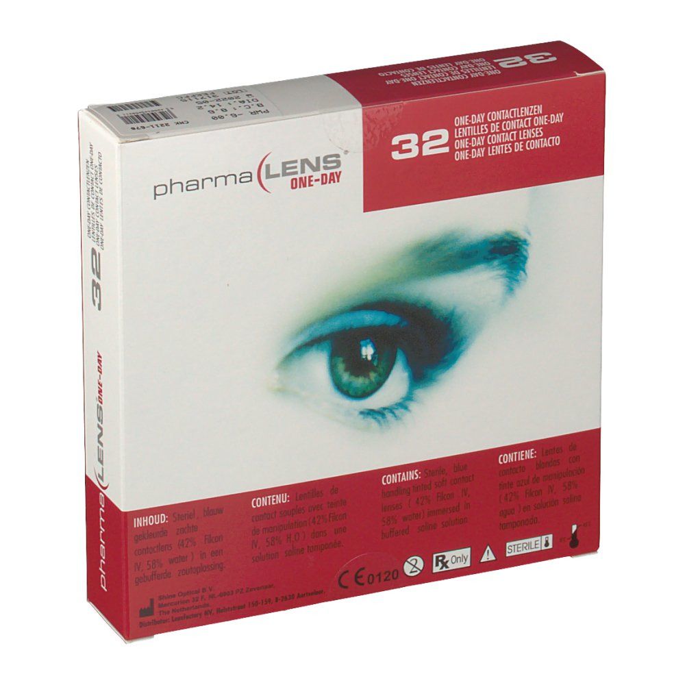 PharmaLens lentilles (jour/24 heurs) (Dioptrie: -6.00)