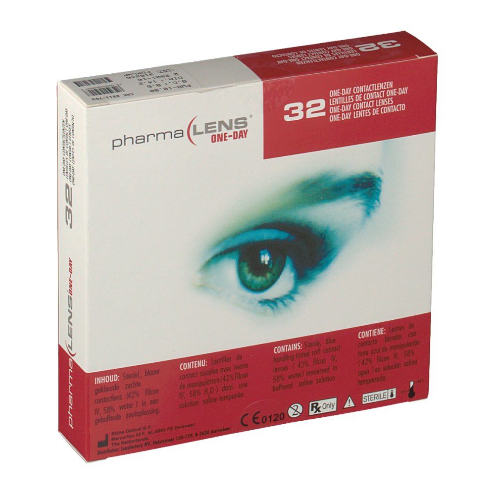 PharmaLens lentilles (jour/24 heurs) (Dioptrie: -10.00)