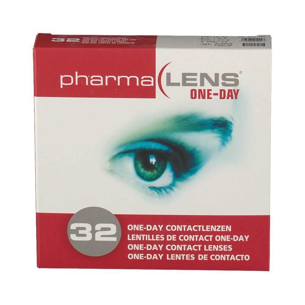 PharmaLens lentilles (jour/24 heurs) (Dioptrie: -10.00)