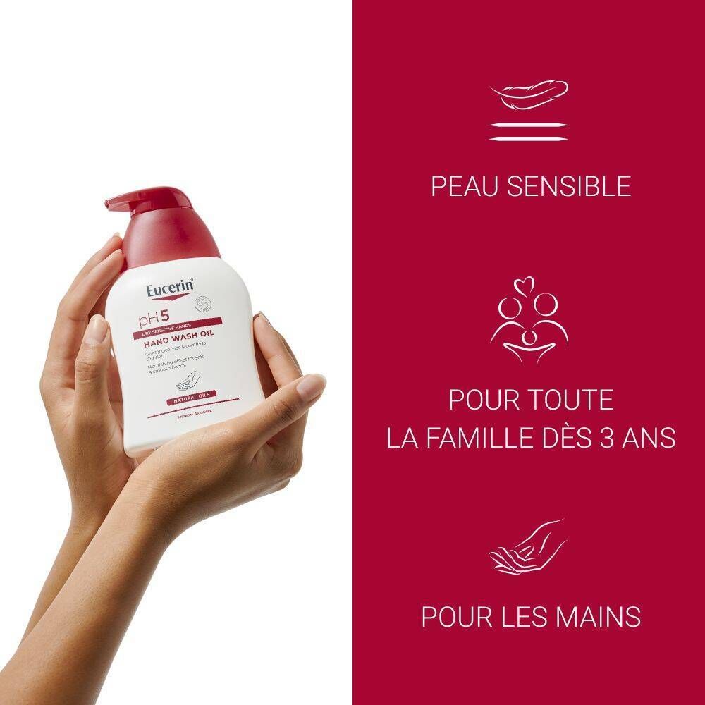 Eucerin pH5 Huile Lavante Mains Sèches et Abimées