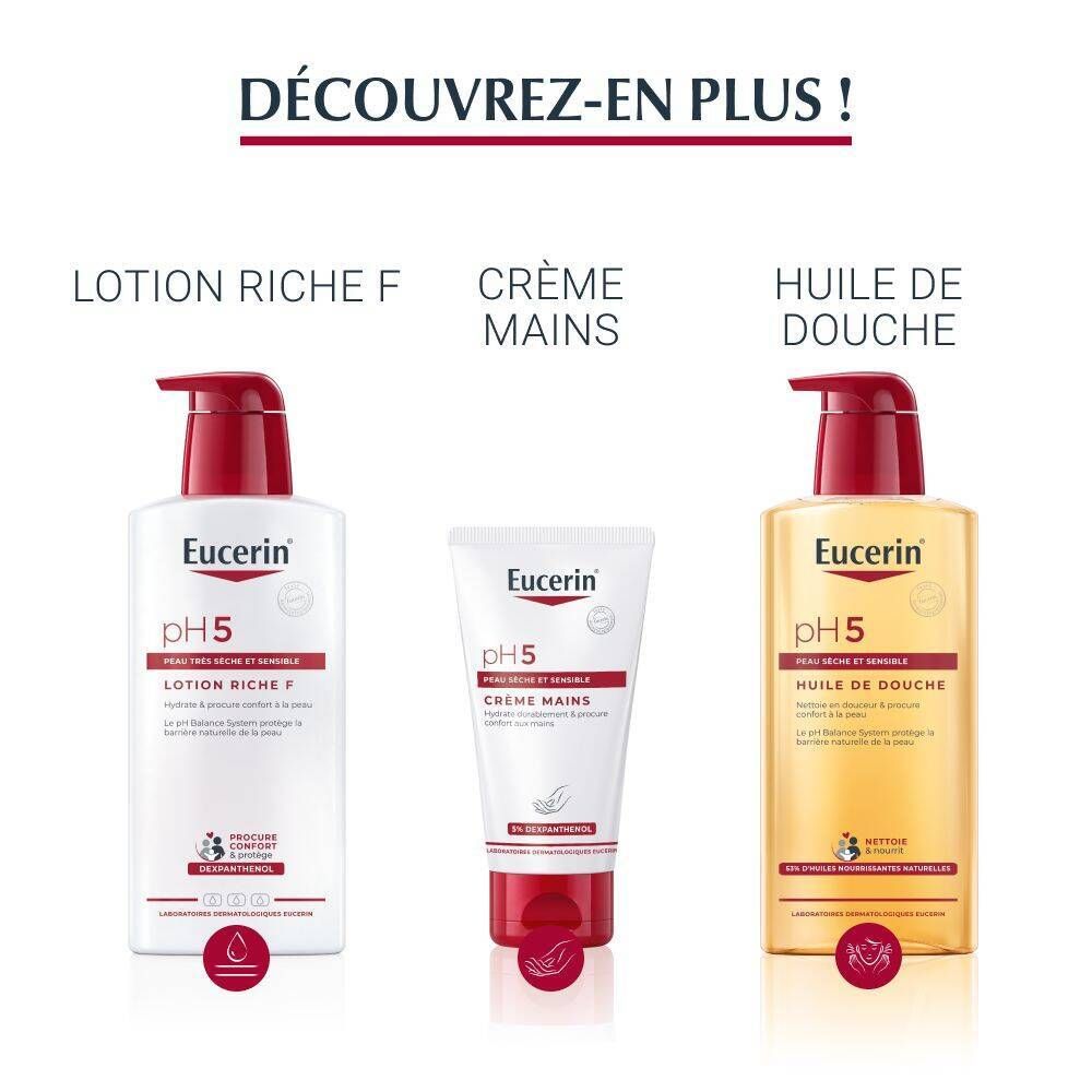 Eucerin pH5 Huile Lavante Mains Sèches et Abimées