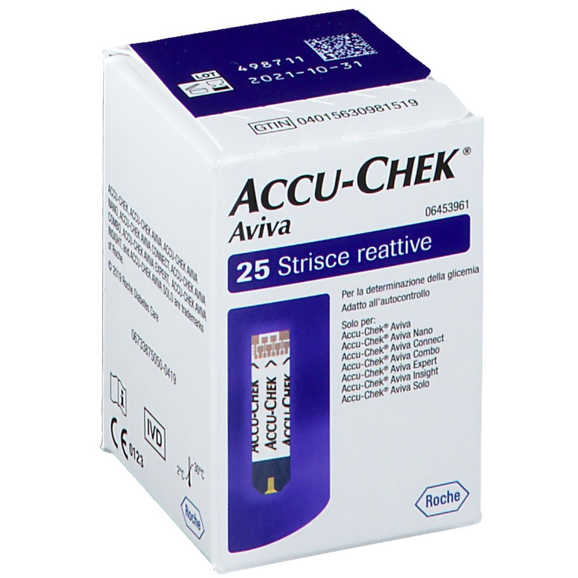 Accu-Chek Aviva Bandelettes Reactive