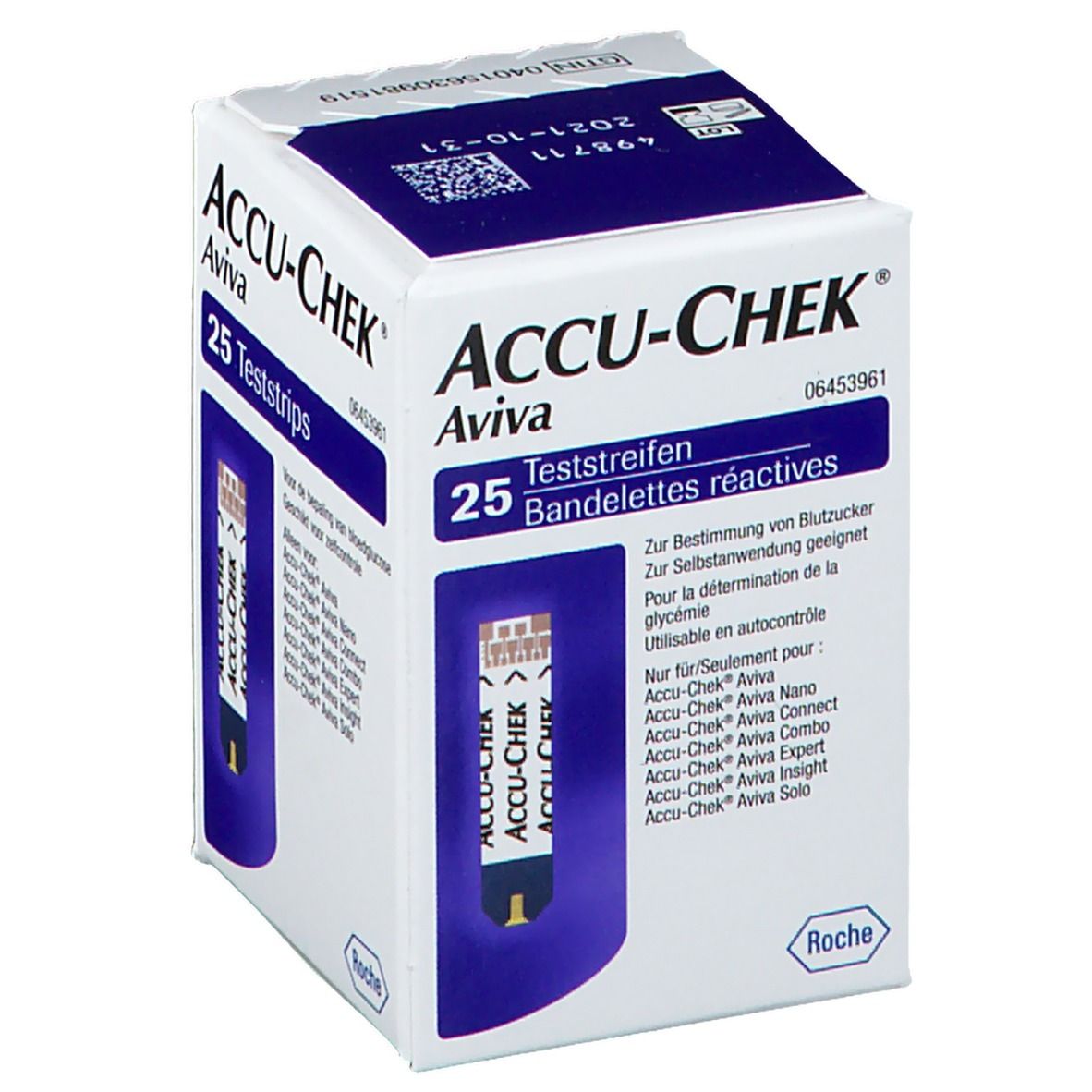 Accu-Chek Aviva Bandelettes Reactive