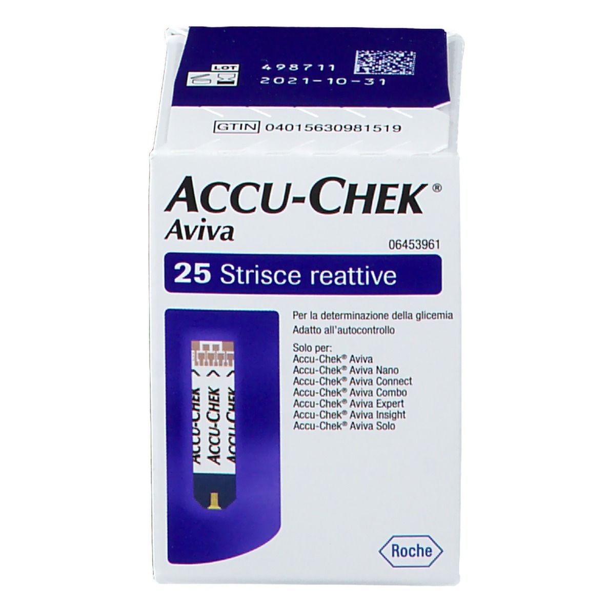 Accu-Chek Aviva Bandelettes Reactive