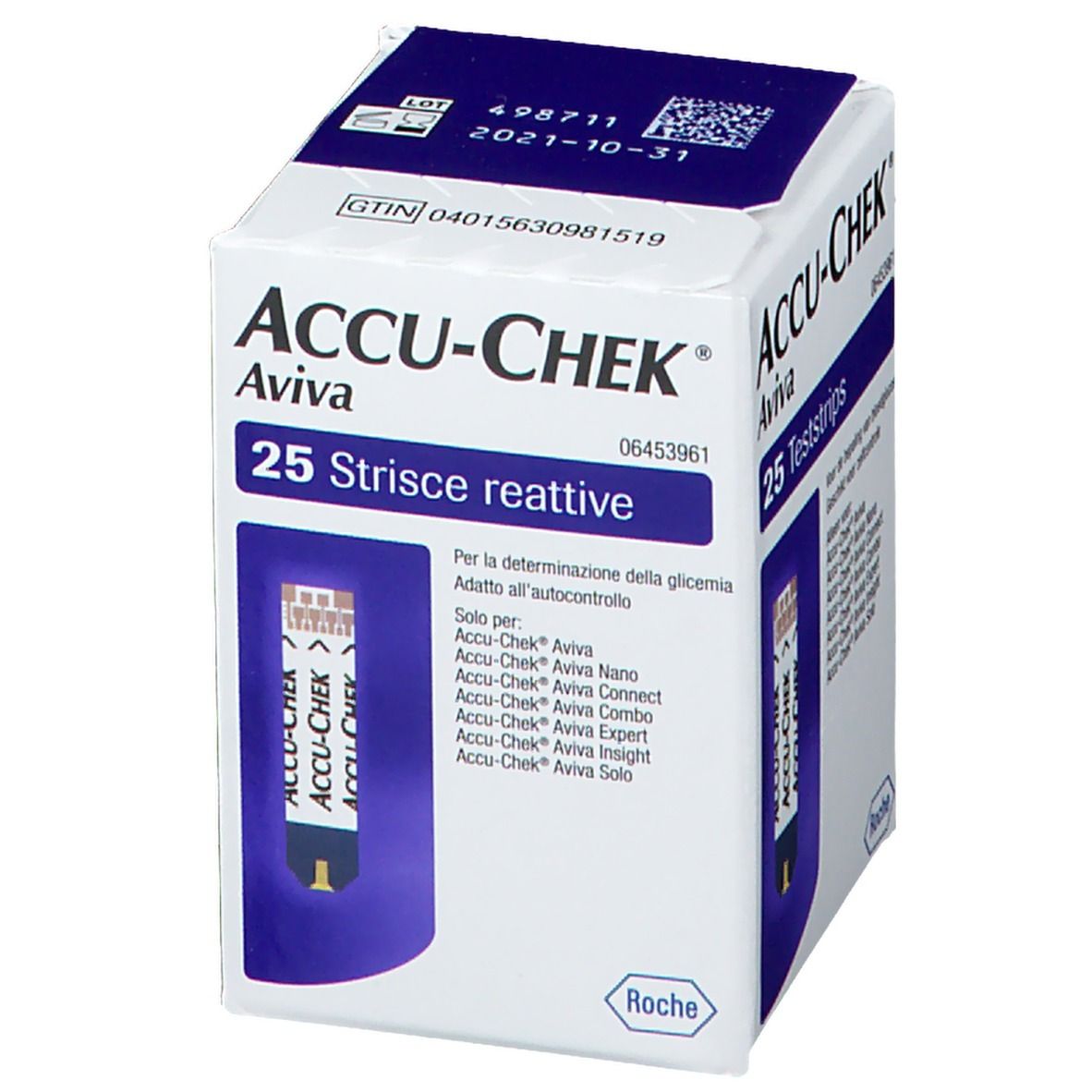 Accu-Chek Aviva Bandelettes Reactive