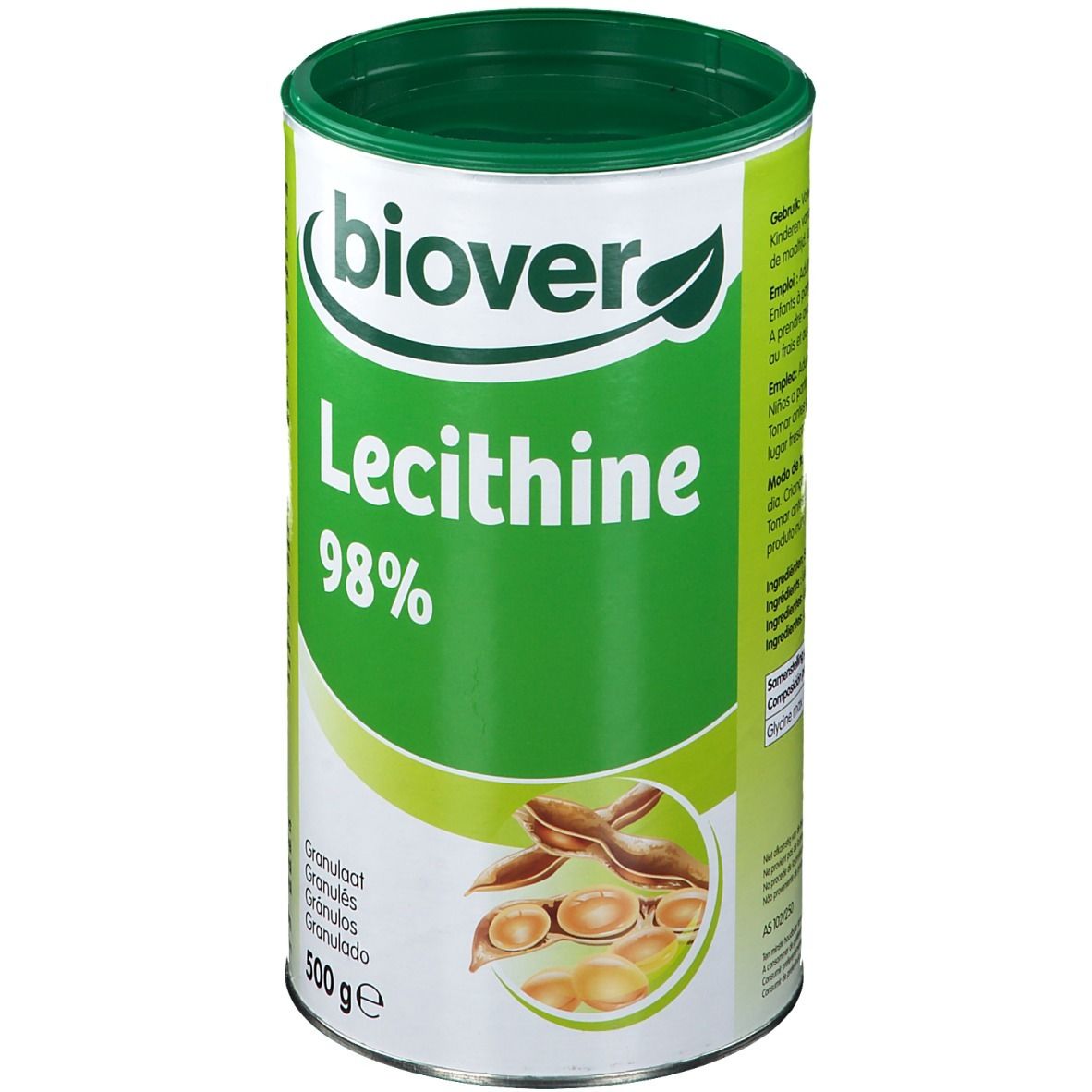 Biover Lecithine Granules 500 g - farmaline.be