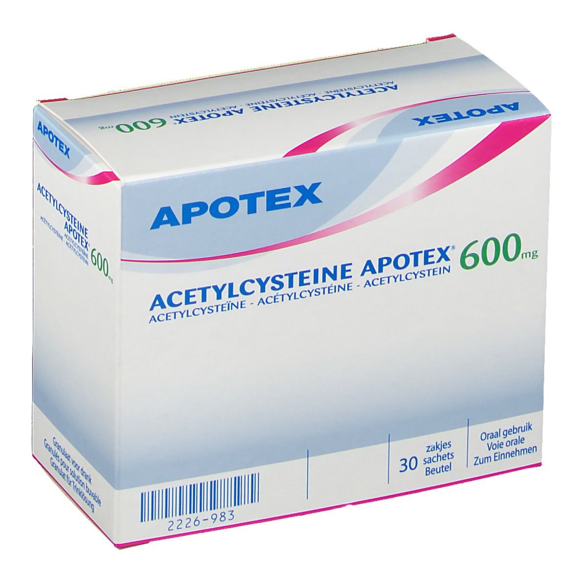 Acétylcystéine Apotex 600mg