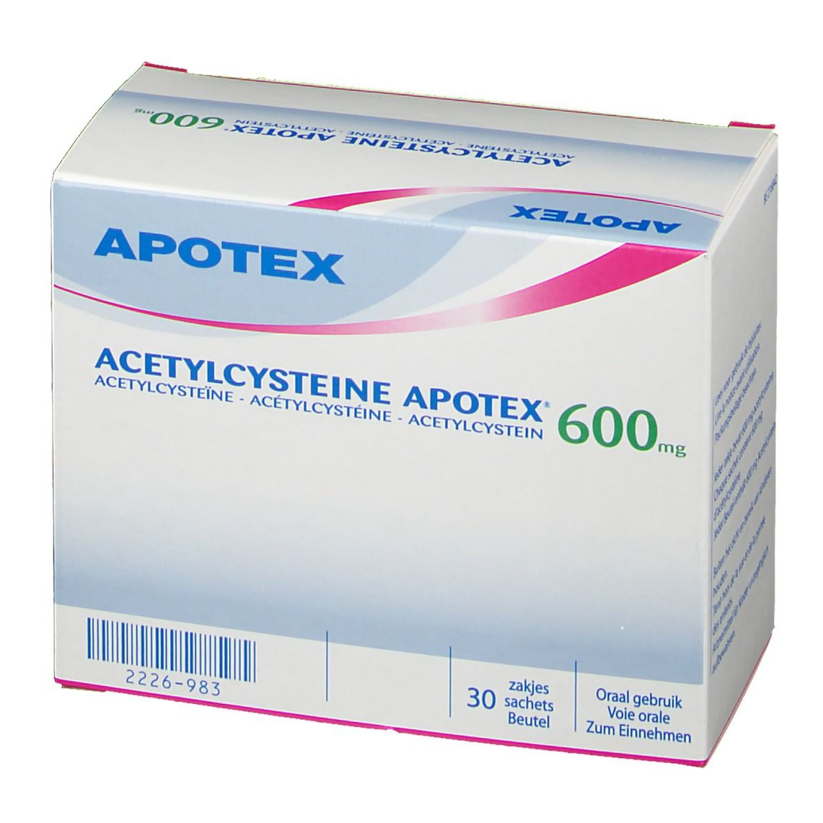 Acétylcystéine Apotex 600mg