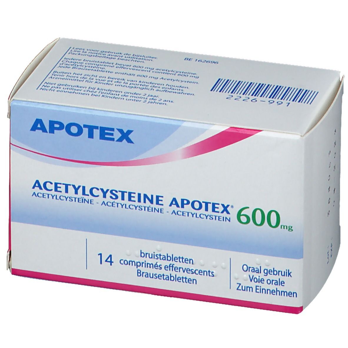 Acetylcysteïne Apotex 600mg