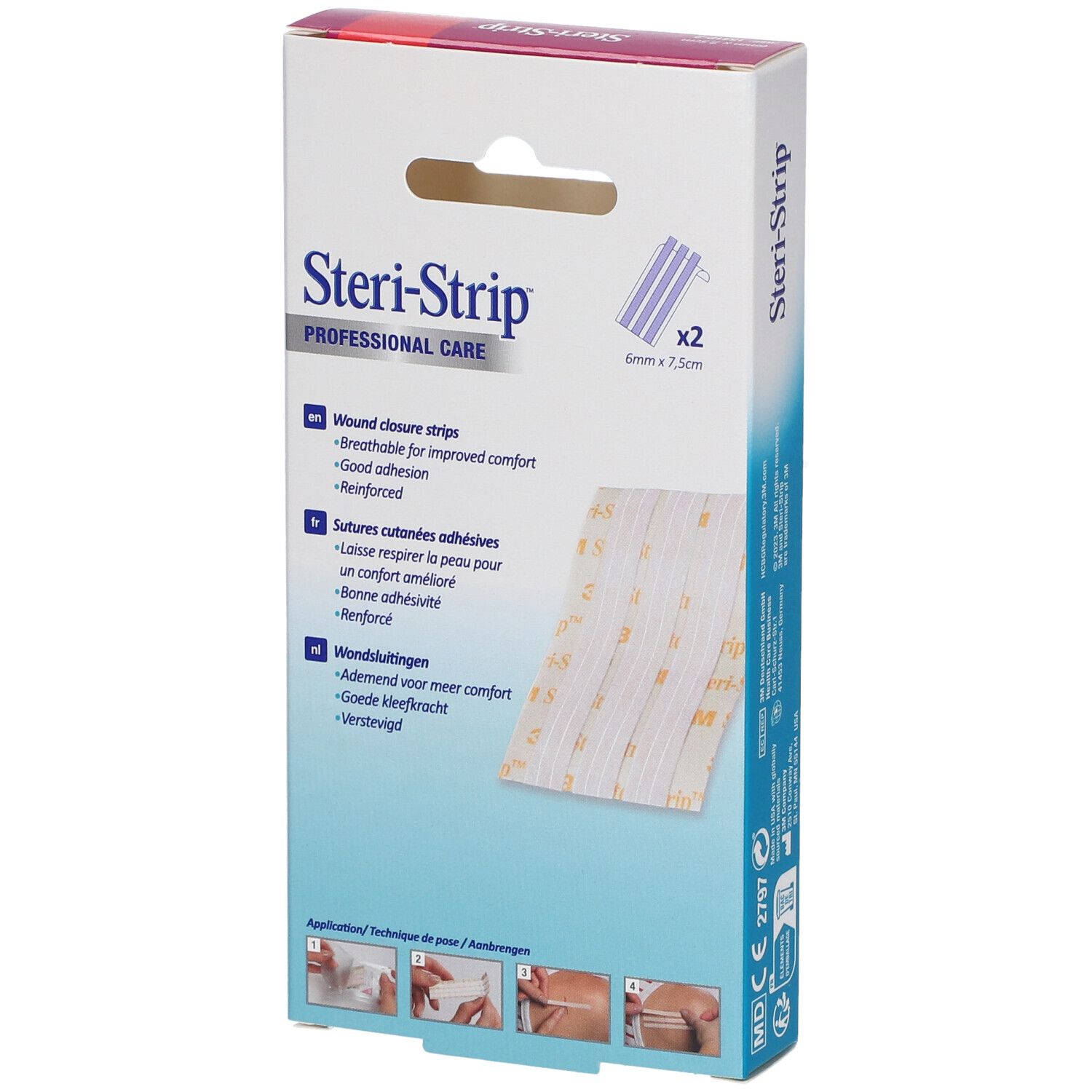 3M Steri-strip 0,60cmx7,5cm