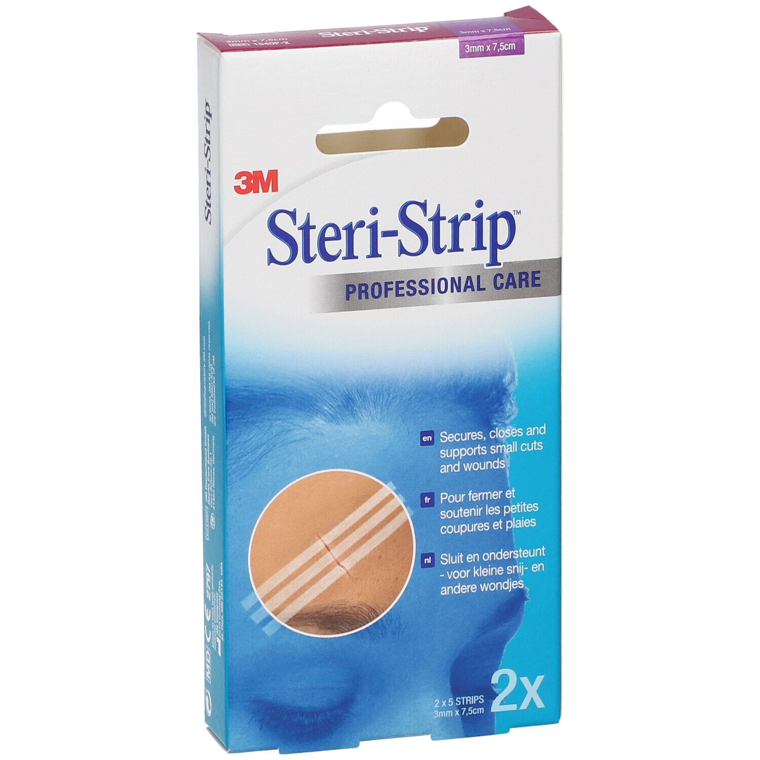 3M Steri-strip 0,30cm x 7,5cm 1540S