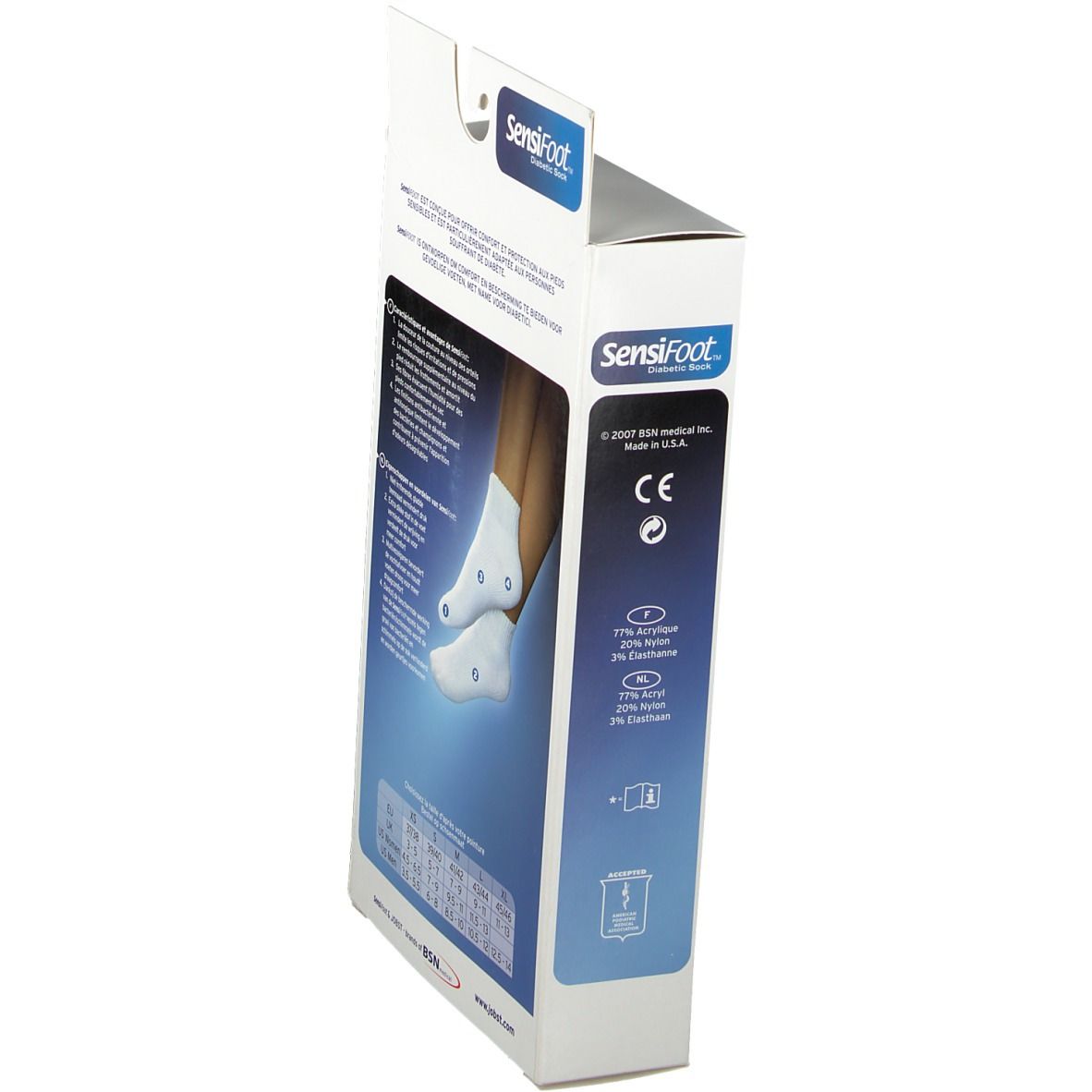 Jobst Sensifoot Mini-Sok S 39-40 Wit