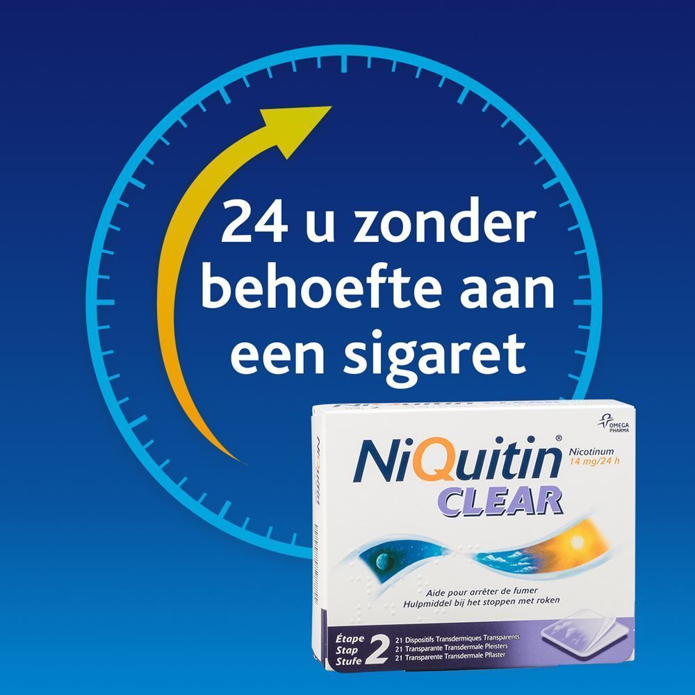 NiQuitin® Clear 14mg/24h