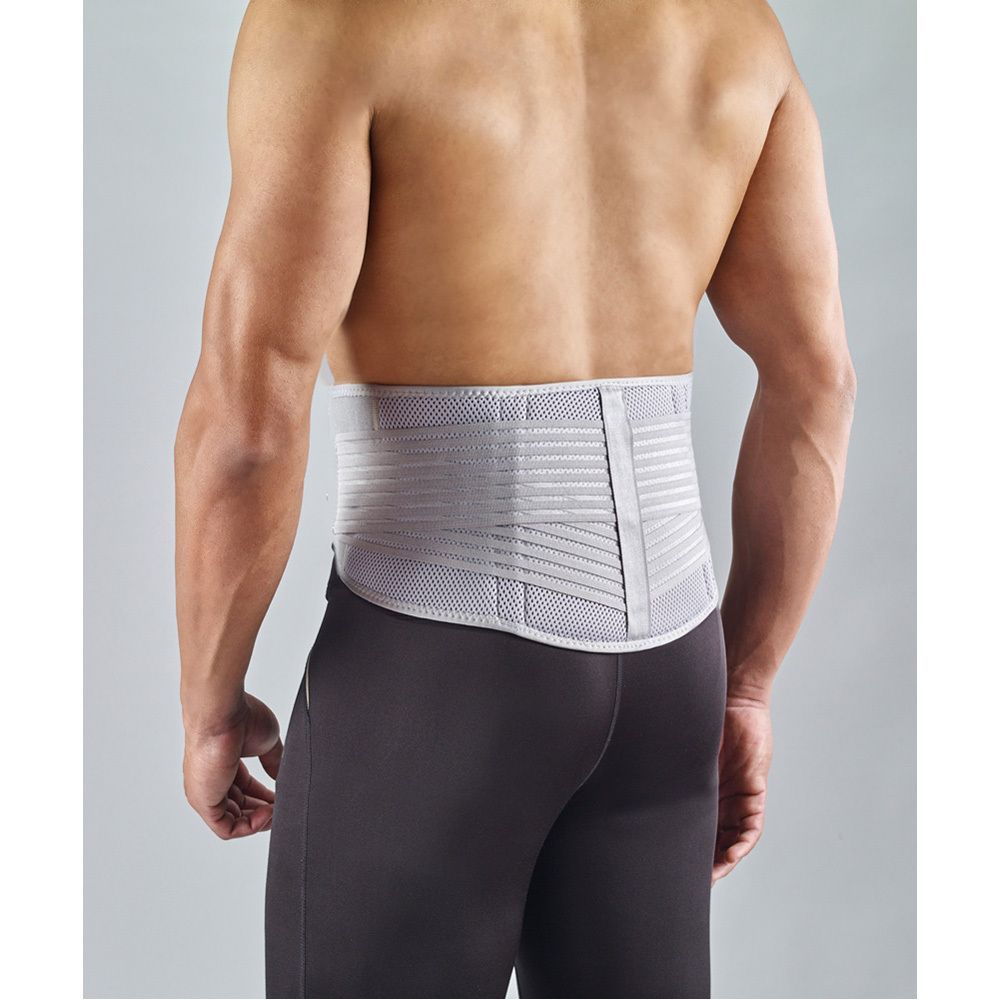 Achterkant van de verpakking. Product met details en gebruiksbeschrijvingen. Grijze kleur.