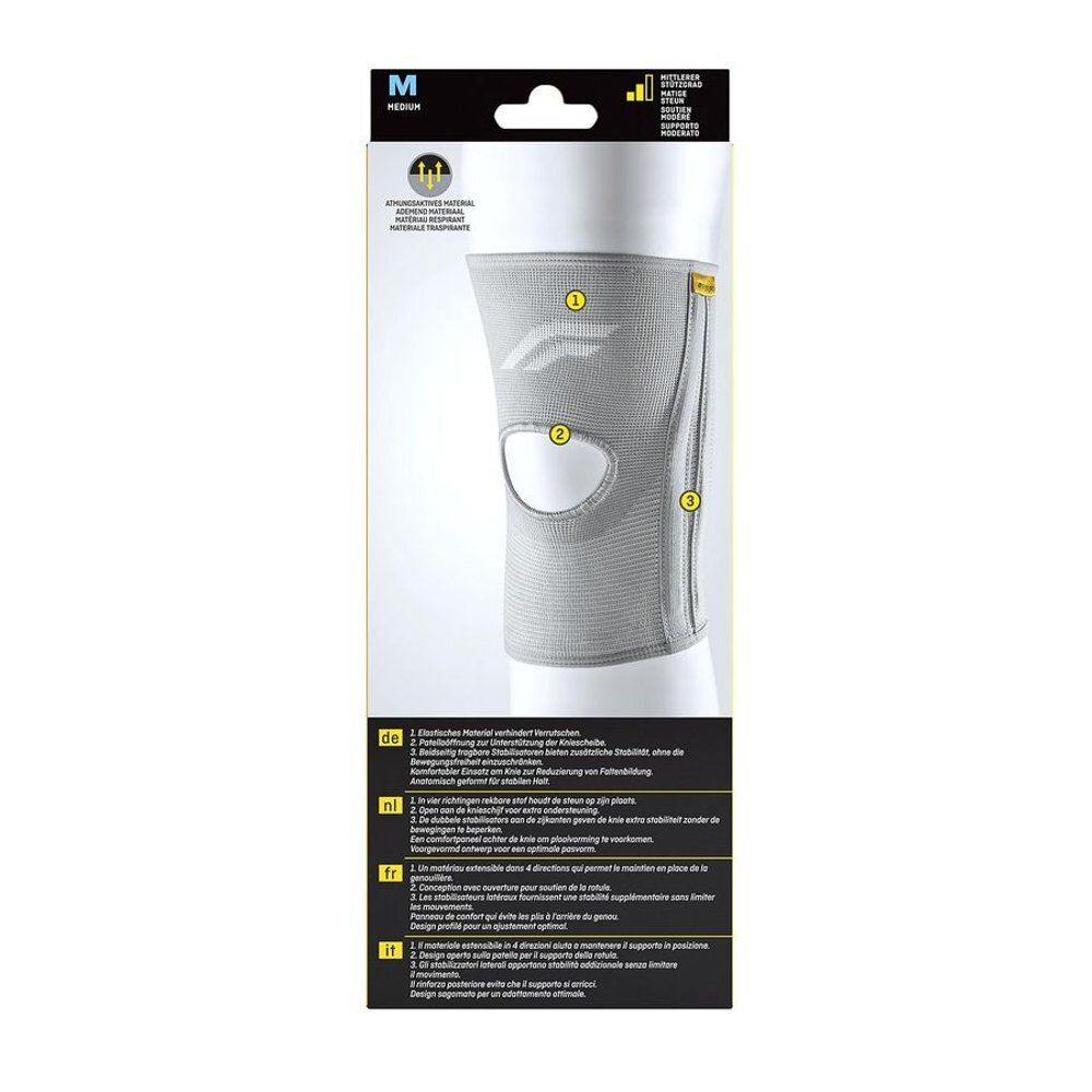 3M™ Futuro™ Sport Genouillère Stabilisateur, emballage. Genouillère avec support latéral, taille M.