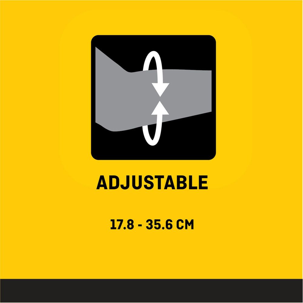 Dos de la boîte de bandage de coude 3M™ Futuro™ Sport. Texte en allemand, néerlandais, français et italien.