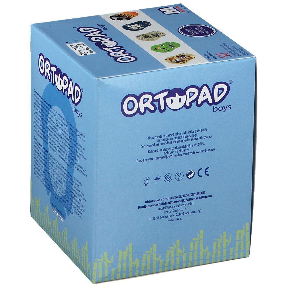 Ortopad For Boys Medium Oogkompres 2-5 Jaar