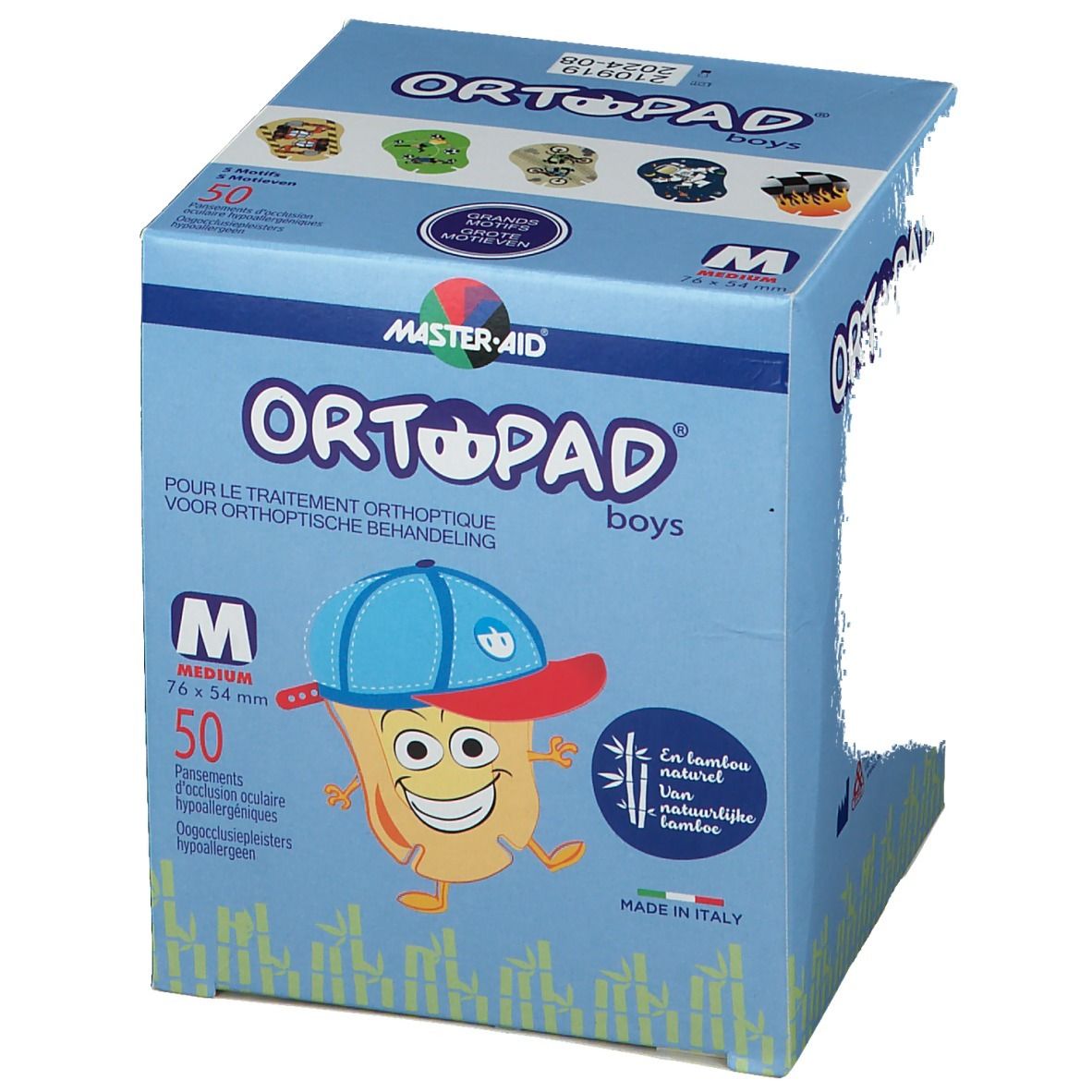 Ortopad For Boys Medium Oogkompres 2-5 Jaar