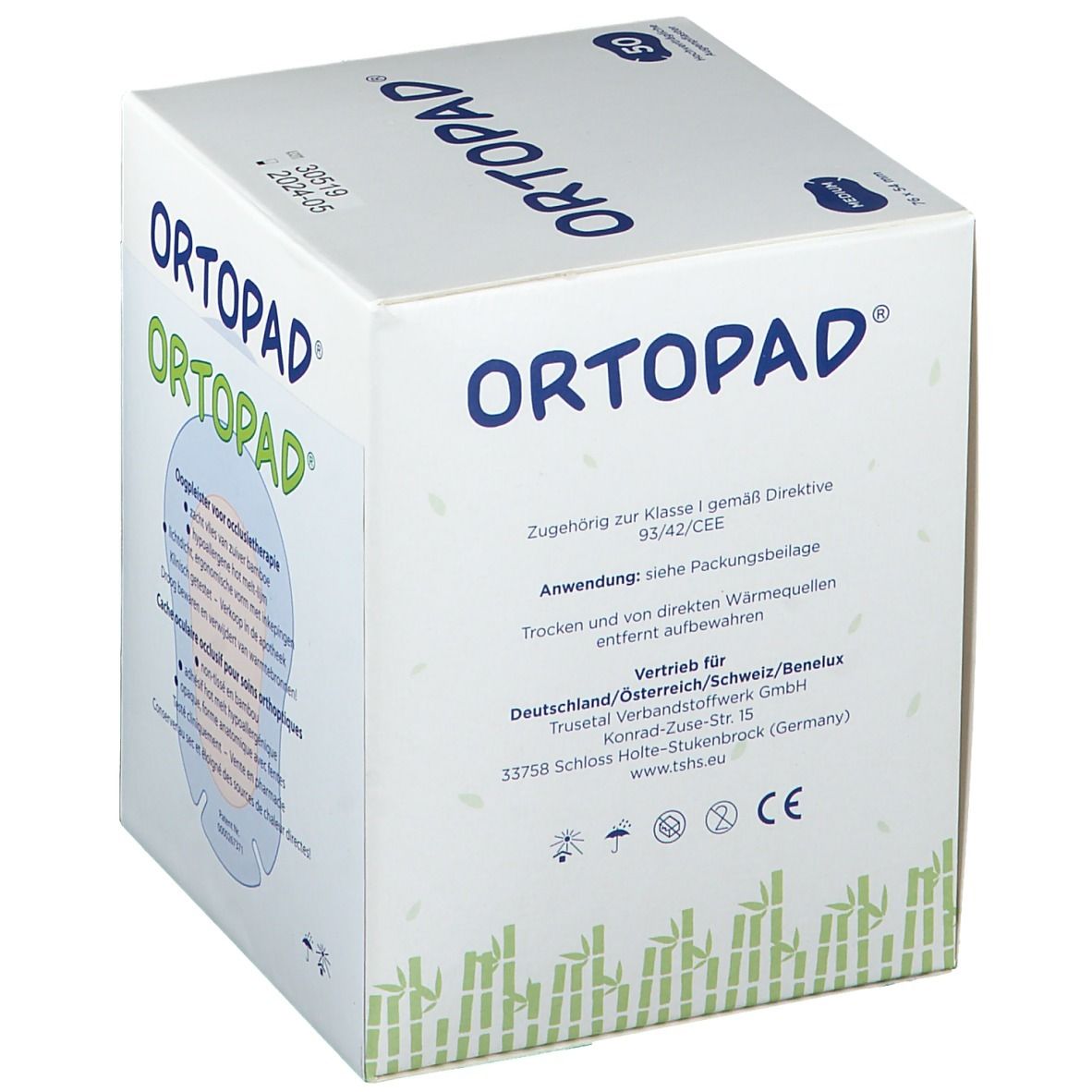 Ortopad Wit Medium Oogkompres